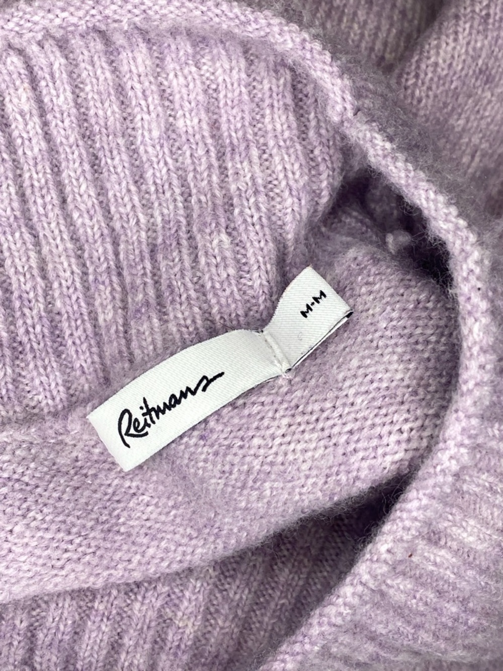 Reitmans Lilac Mock Neck Knit Sweater - Picture 3 of 6